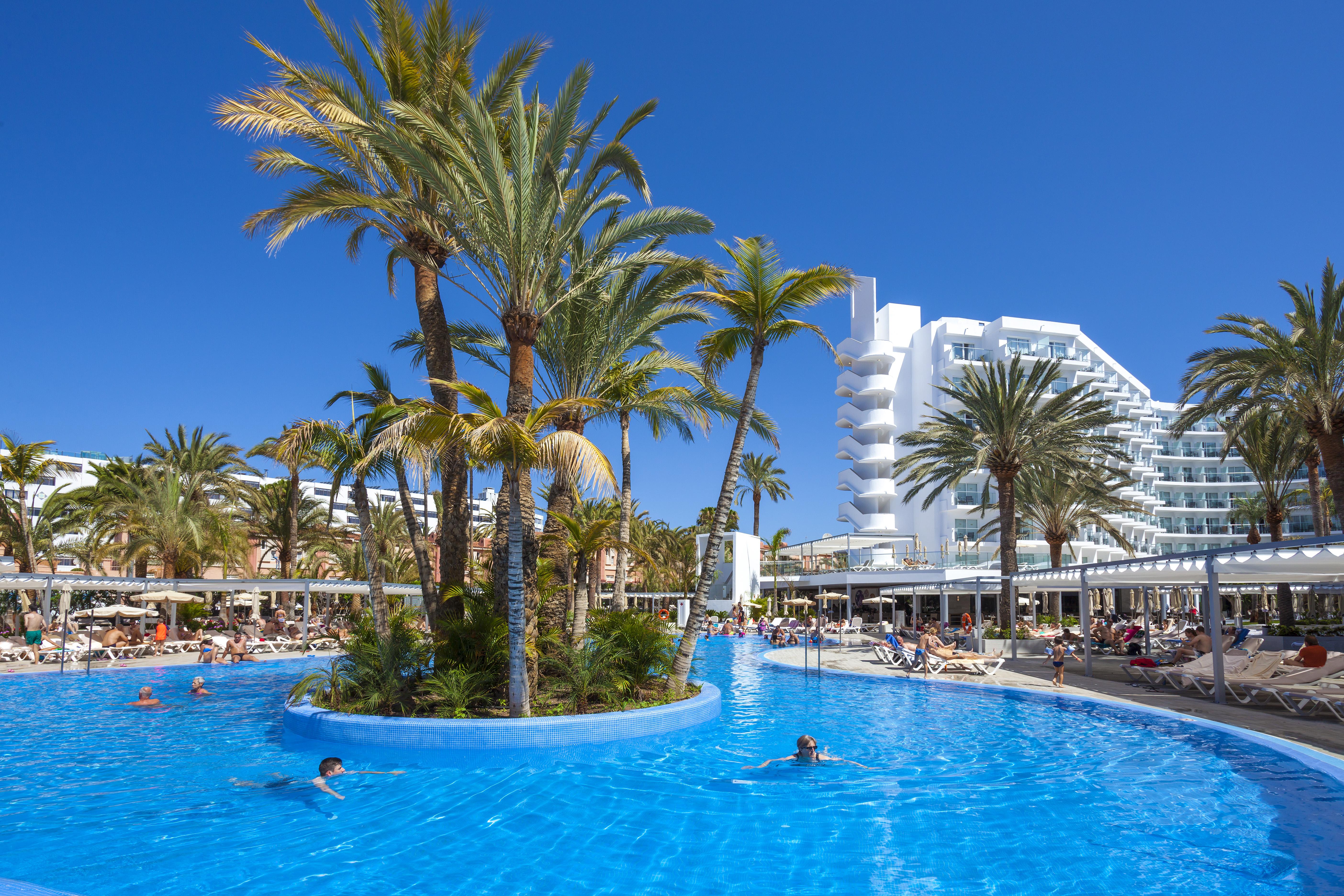Hotel Riu Papayas プラヤ・デル・イングレス エクステリア 写真